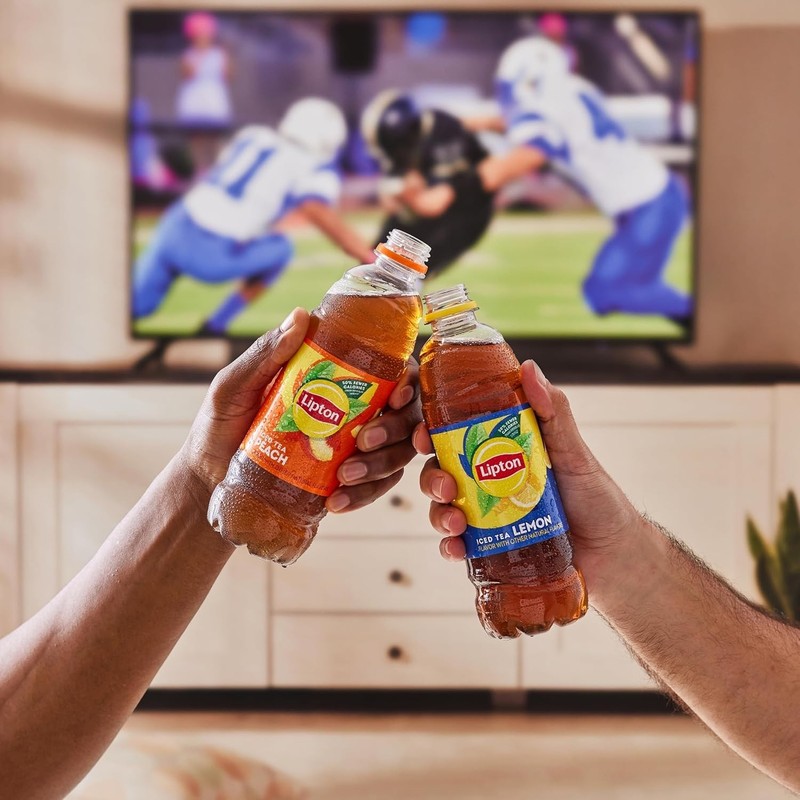 Lipton Zero Sugar Iced Tea, Peach, 16.9 fl oz Bottles, 12 Pack gallery