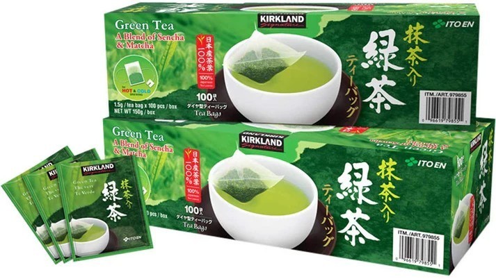Kirkland Ito En Matcha Blend, Japanese Green Tea 100 ct Each (Pack of 2)