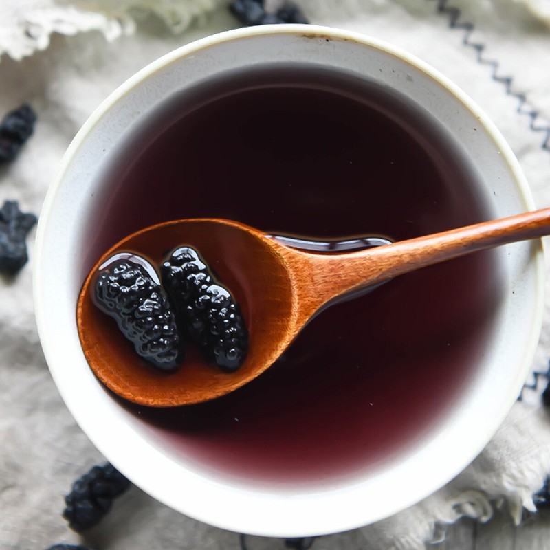 Black Mulberry Tea Enriching Blood Health Care Natural Dried Mulberry Fruit Tea gallery