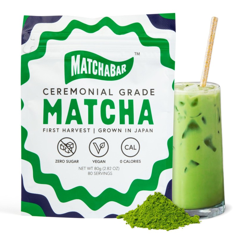 Matcha Powder (80g) – Ceremonial Grade Authentic Japanese Matcha Green Tea Po…
