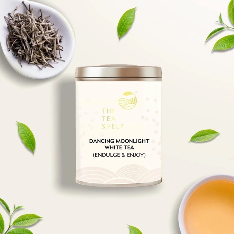 The Tea Shelf Dancing Moonlight White Tea -30gm Free Shipping World Wide gallery