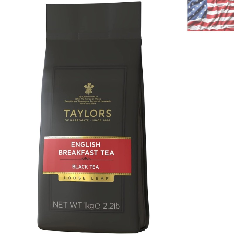 Ethically Sourced English Breakfast Tea, 2.2 lb Kilo Bag for Tea Lovers