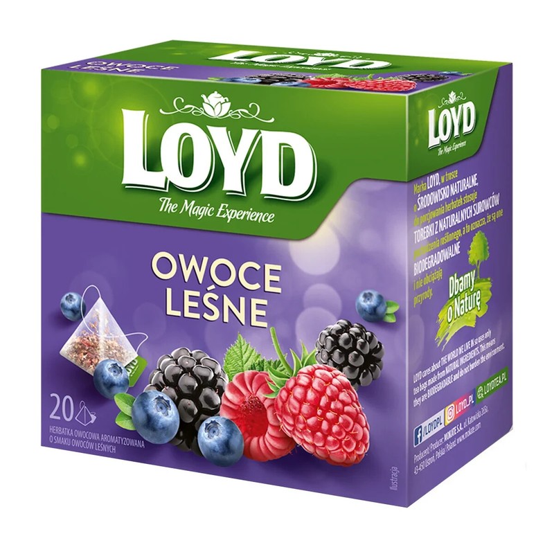 Mokate LOYD FOREST FRUITS – Fruit Infusion 20 Bags 40g / 1.41oz