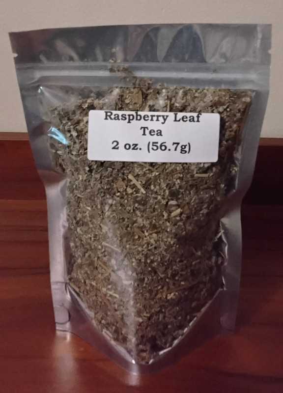 Raspberry Leaf – Rubus idaeus Loose Leaf – Wild Crafted 2 oz