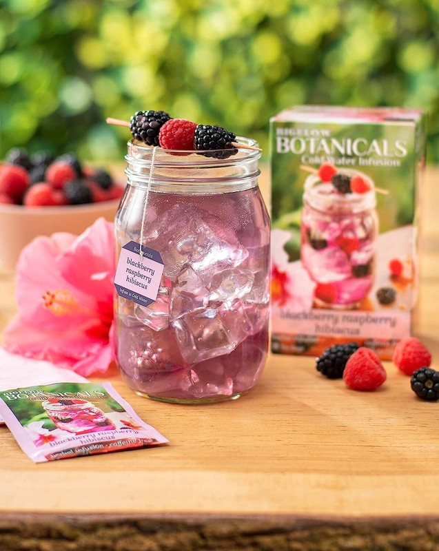 Bigelow Botanicals Blackberry Raspberry Hibiscus Cold Water Infusions - 18 bags gallery