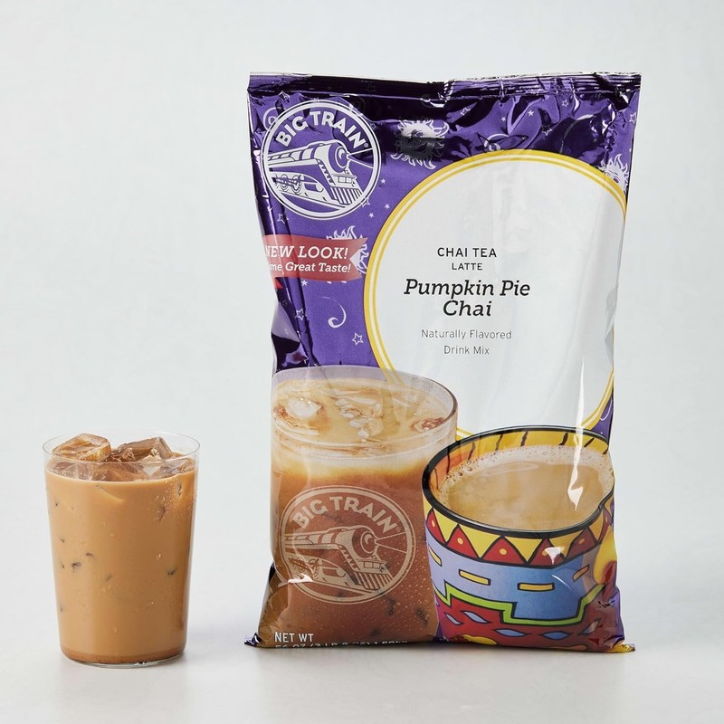 Pumpkin Pie Chai Tea Single Bag 3.5lb Spiced Latte Mix for Hot Iced Drinks gallery