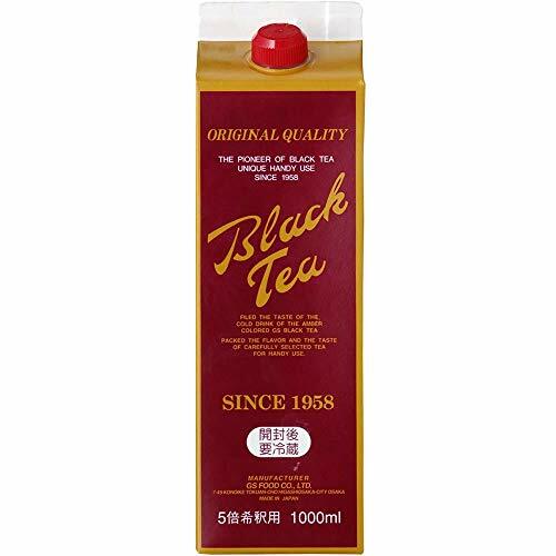 GS Black Tea Sweetened Type Value Pack (5x dilution) 1000ml from Japan gallery
