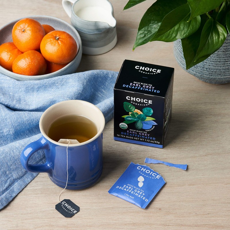 Choice Organics - Organic Decaffeinated Earl Grey Tea 6 Pack - With Bergamot - gallery