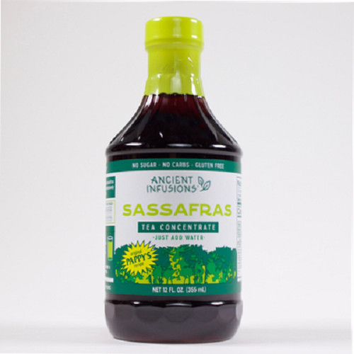 Ancient Infusions Sassafras Instant Tea concentrate – Six 12 Oz Bottles