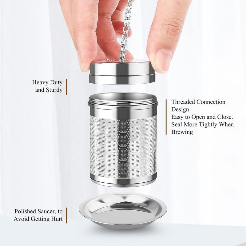 Tea Infusers Set for Loose Tea, 2 Pack gallery