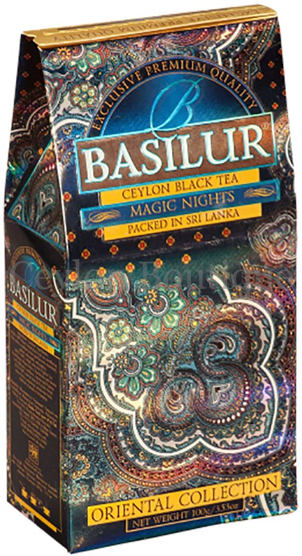 Basilur Ceylon Tea 100g Packet – MagicNights, MasalaChai, MoroccanMint, Etc