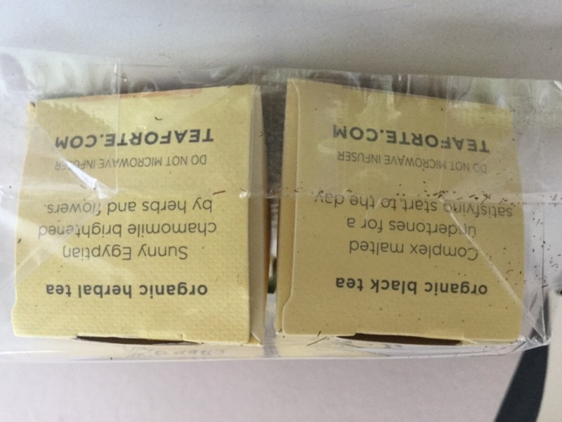 Tea Forte 2-pack Boxed Tea Sampler (English Breakfast, Camomile Citron) Organic gallery