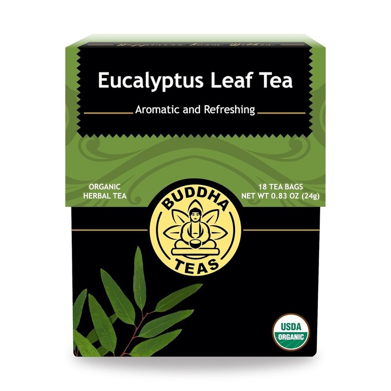 Organic Eucalyptus Tea – High Quality, OU Kosher Certified, 18 Bleach-Free Bags gallery