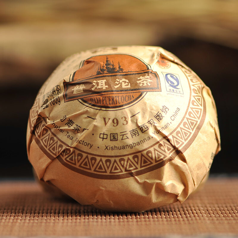 V93 * 2009 Yunnan Menghai Dayi Tea V93 Tuocha TAETEA Ripe Puer Pu-erh Tuo Cha