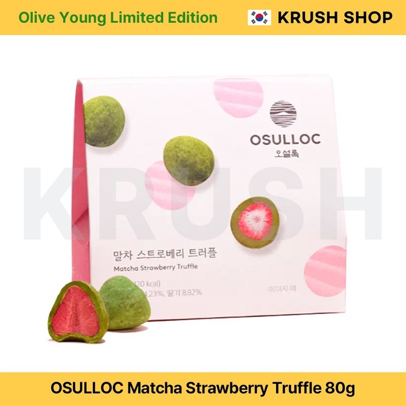 OSULLOC Matcha Strawberry Truffle 80g K-Food