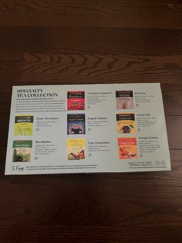 Bigelow Special Tea Collection 64 Count Assortment NEW gallery