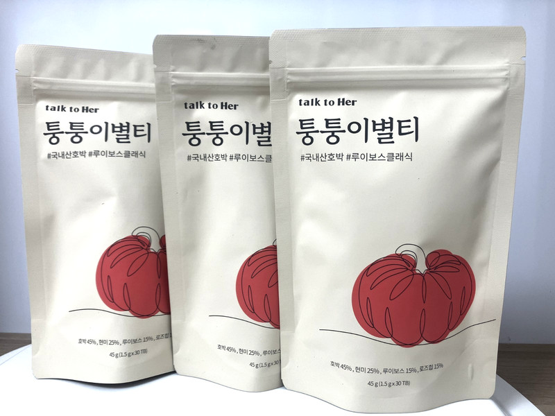 Talk to Her Pumpkin Brown Rice Rooibos Rose hip Complex Tea 3EA (90 Teabags)