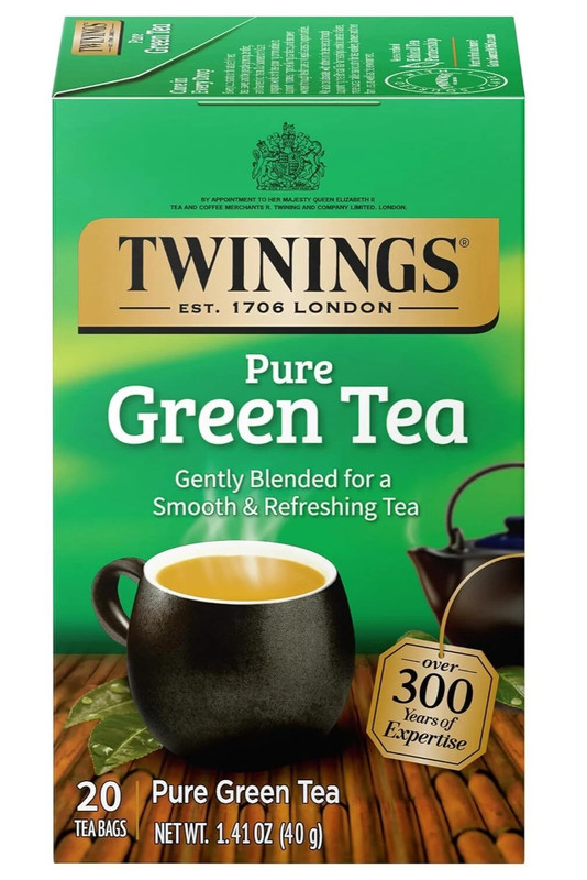 Twinings Pure Green Tea Bags – 20 count