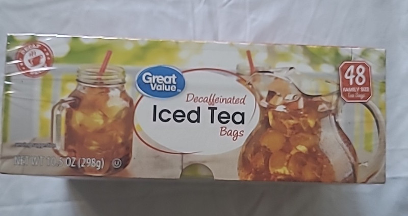 Great Value Decaffeinated Iced Tea, Tea Bags, 48 Ct,New gallery