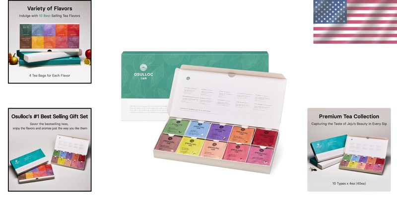 Artisan Tea Collection Sampler: 40 ct, 10 Flavors gallery
