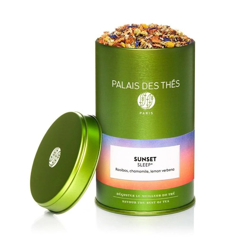 – Sunset Sleep – Caffeine-Free Rooibos Tea, Chamomile Lemon Verbena – Premiu…