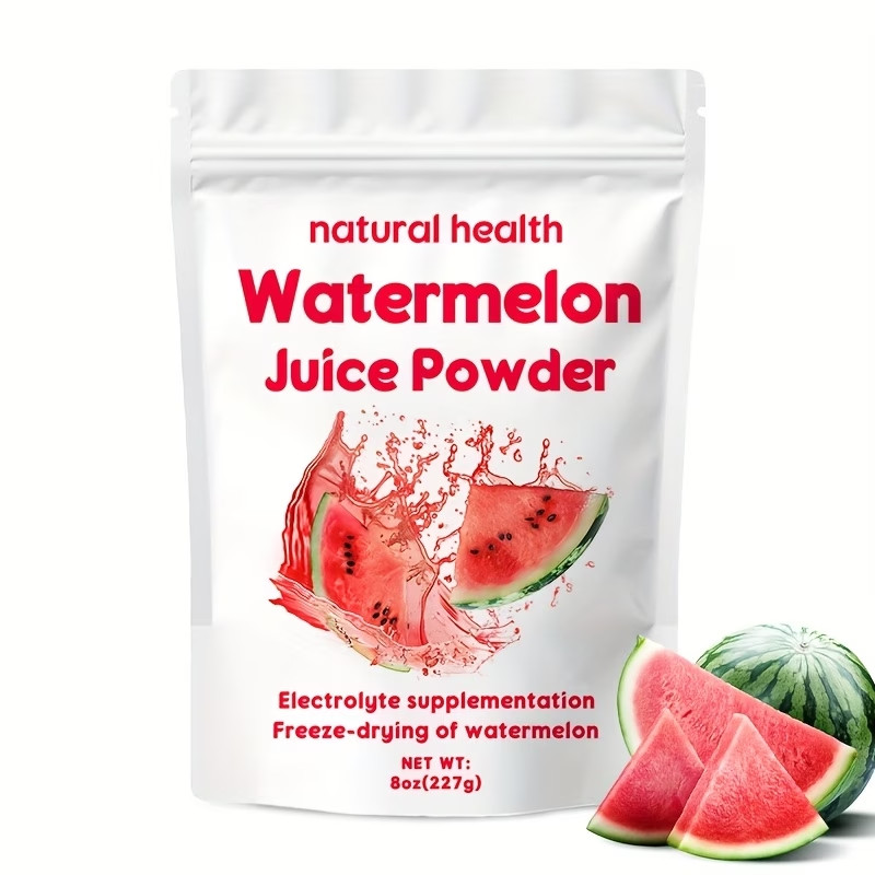 Natural Watermelon Juice Powder Vitamin C Allergen-Free Rich in Electrolytes