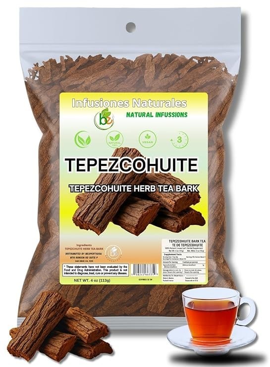 Tepezcohuite Herbal Tea – 4 oz Loose Bark – 100% Natural Wildcrafted Infusion –