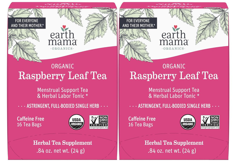 Organic Red Raspberry Leaf Tea | Labor Prep & Menstrual Support Herbal Tea, Preg