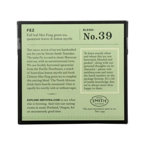Fez Tea 15 Bag By Smithtea gallery