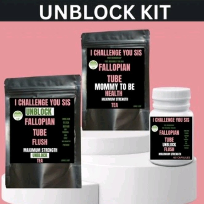 TIKTOK VIRAL 30 DAY SUPPLY HANDMADE FALLOPIAN TUBE UNBLOCK FLUSH TEA KIT