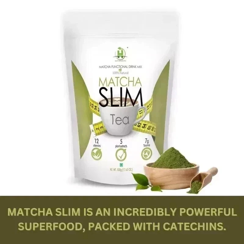 Matcha Slim Green Tea Weight Management High In Antioxidants Detoxifying (50gm) gallery