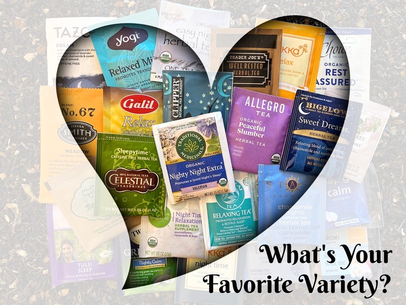 Sleep / Relaxation Tea Bag Sampler Variety Pack – 24 Single-Serve Varieties