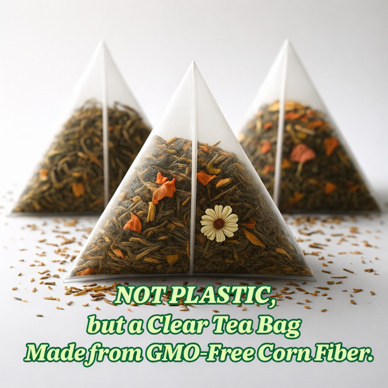 Organic Nettle Leaf Tea Bags - 100 Count (Plant-Based Pyramid Tea Bags) gallery