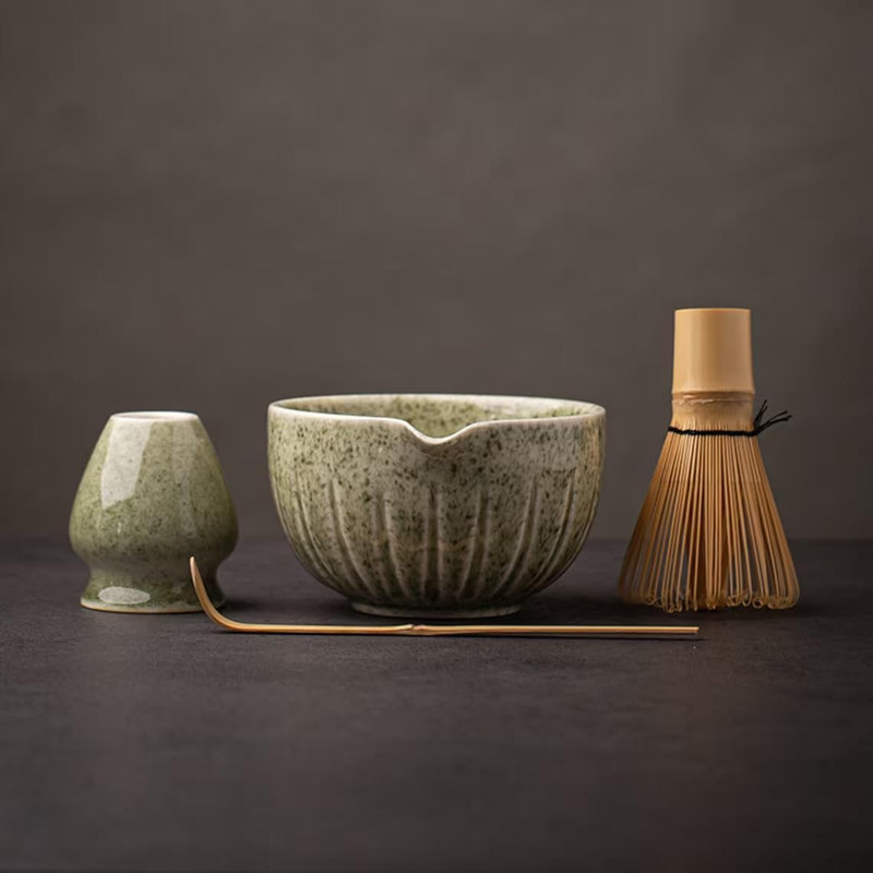 Matcha Set – Match Bowl with Spout and Whisk, 15 OZ, Matcha Scoop | Matcha Whisk