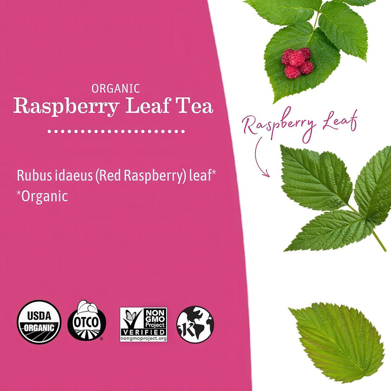 Organic Red Raspberry Leaf Tea | Labor Prep & Menstrual Support Herbal Tea, Preg gallery