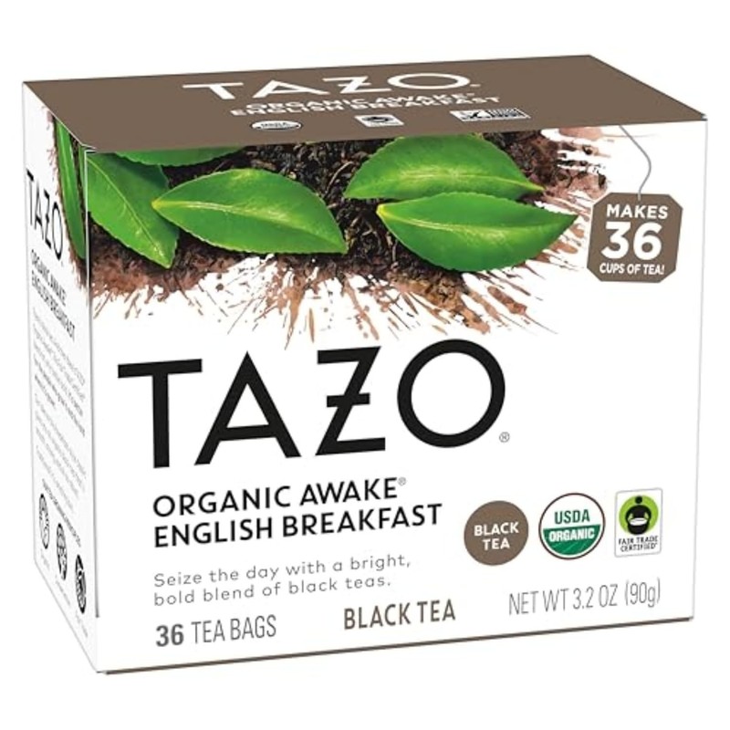 TAZO Tea Bag Regenerative Organic Awake 36 Count Box FREE SHIPPING