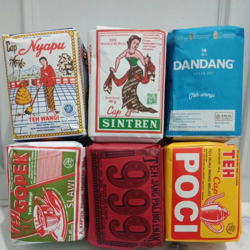 Indonesian Blended Tea Set Solo Java Traditional 6-Pack gallery