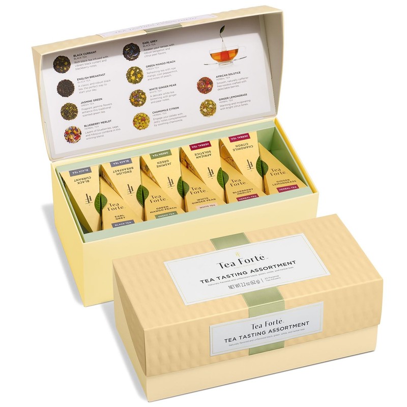 Premium Presentation Box Gift Set Sampler, 20 Count, Assorted Blends Individu…