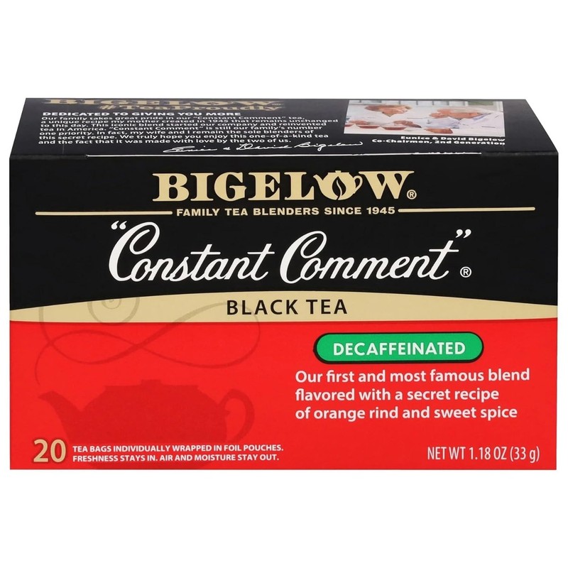 Organic Bigelow Constant Comment Decaffeinated Tea, 40 Teabags - Mildly Sweet gallery