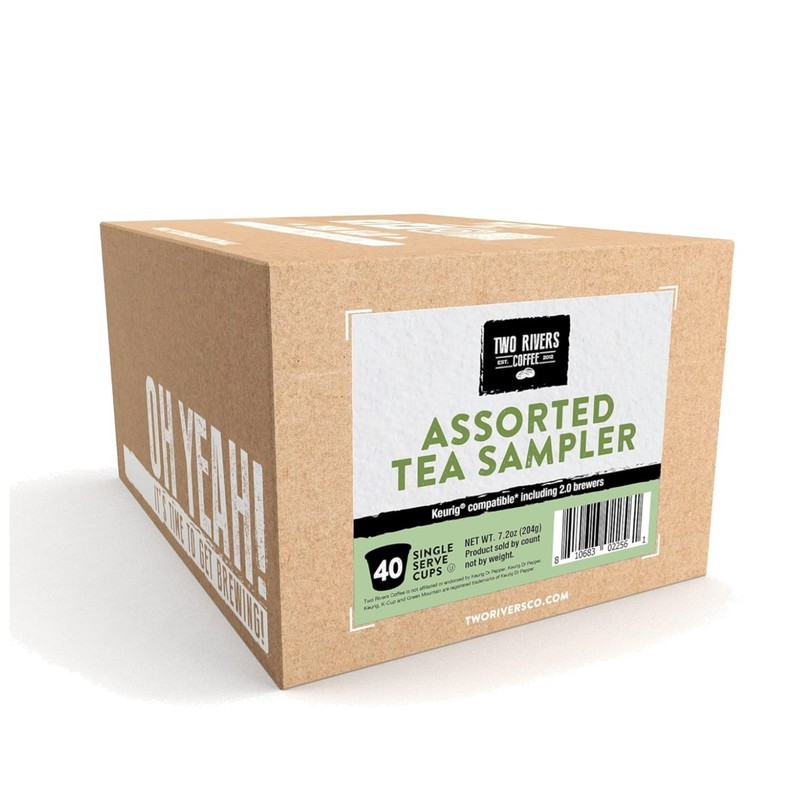 Assorted Tea Sampler Pack for Keurig K-Cup Brewers, 40
