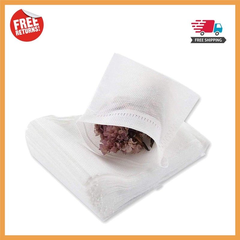 Versatile Disposable Tea Infusers – 400 Non-Woven Tea Filter Bags for Every Brew
