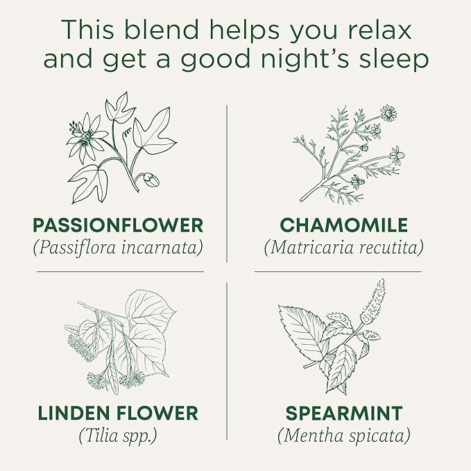 Organic Nighty Night with Passionflower Herbal Tea, Promotes a Good Night’S Slee gallery