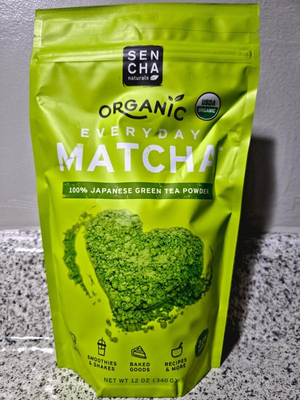 Sencha Naturals Organic Everyday Matcha Japanese Green Tea Powder 12 oz USDA