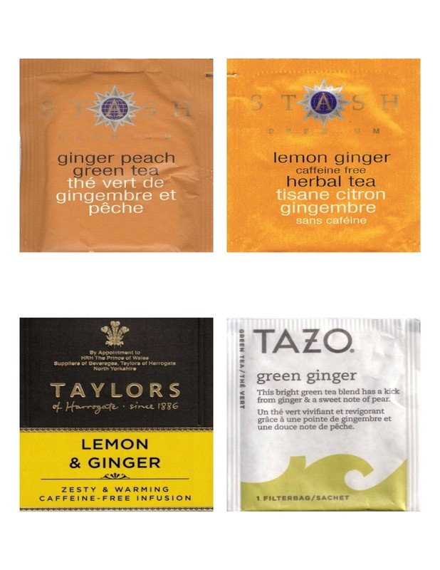 Ginger Tea Bag Sampler Variety Pack - 24 Single-Serve Varieties - 19 Brands gallery