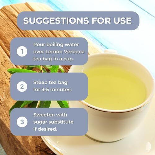 Hanan Peruvian Secrets Lemon Verbena Tea (Cedron) |1 Pack of 25 Teabags | gallery