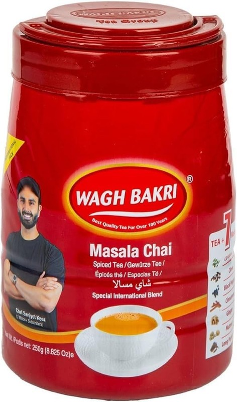Masala Tea Spiced Tea Leaves in Export Pack,250 grams / 8.825 oz