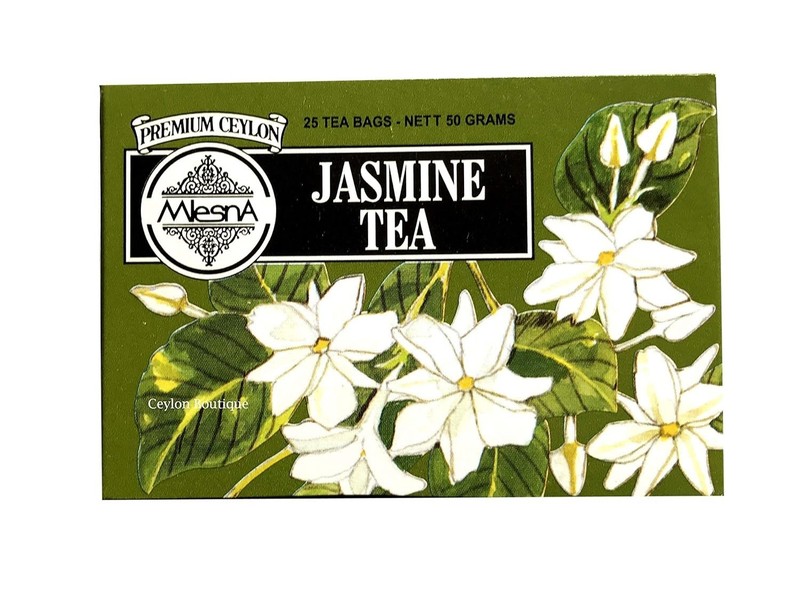 Mlesna Jasmine flavored pure Ceylon tea 25 tea bags 50g (1.76oz) gallery