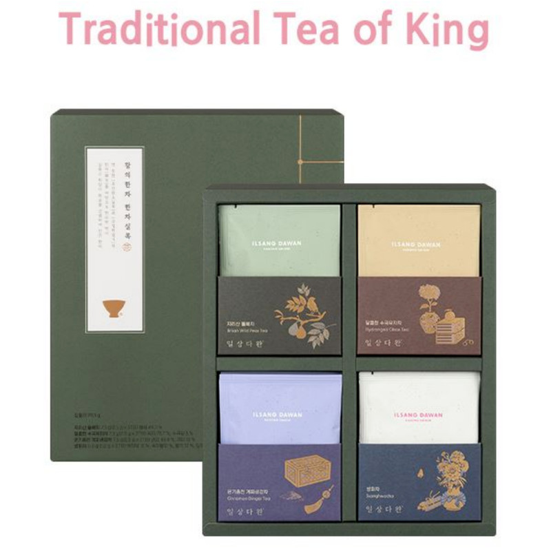 Ssanggye Korean Traditional Tea Rich Taste 4 Type x 3EA Health Premium Tea Set