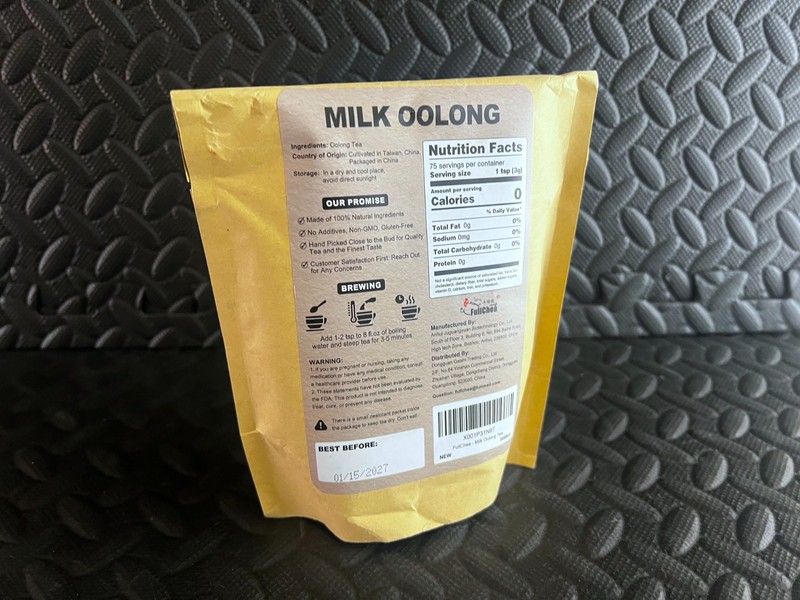 FullChea Milk Oolong Tea Medium Caffeine Loose Leaf Imperial Ginseng 8oz / 226g gallery