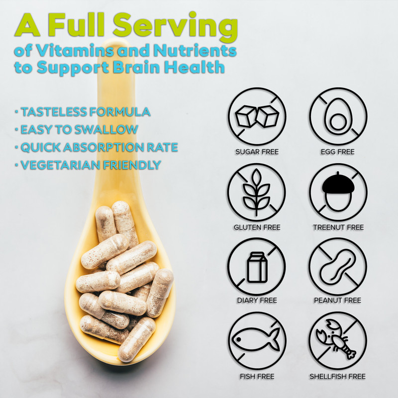 Brainol Advanced Memory & Focus: Supports clarity and concentration (1 Pack) gallery